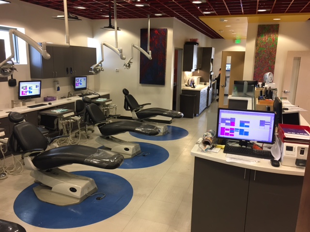 The Parsons Center dental treatment area